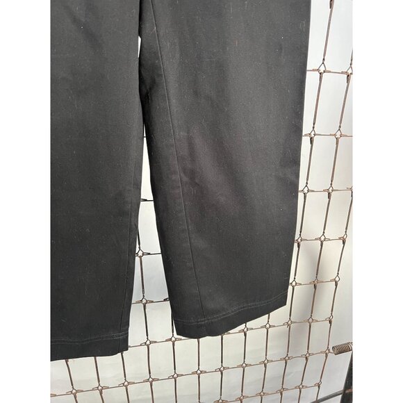 Jones New York Sport Womens Black Cotton Wide-Leg Pants With Drawstring Size 4 - Picture 14 of 16